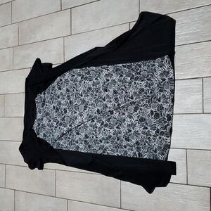 Blair Women's XLG One Piece Short-Sleeved Black Dress and Coat